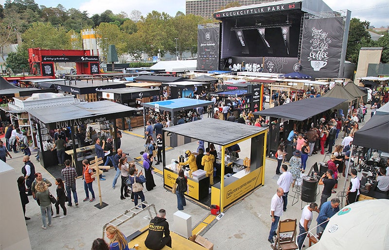 Önemli kültürel organizasyonlar İstanbul Coffee Festival, Ankara Coffee Festival, Istanbul
