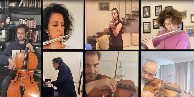 Maltepe Üniversitesi Konservatuvarı öğretim üyeleri, salgın nedeniyle evlere sığındığımız bu