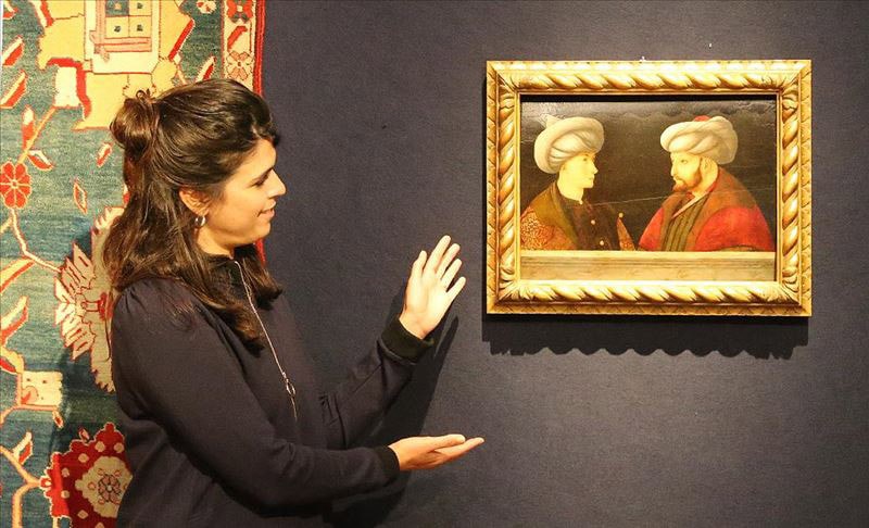 Fatih Sultan Mehmet’in özel koleksiyonda bulunan son portresi, Londra’da yapılan