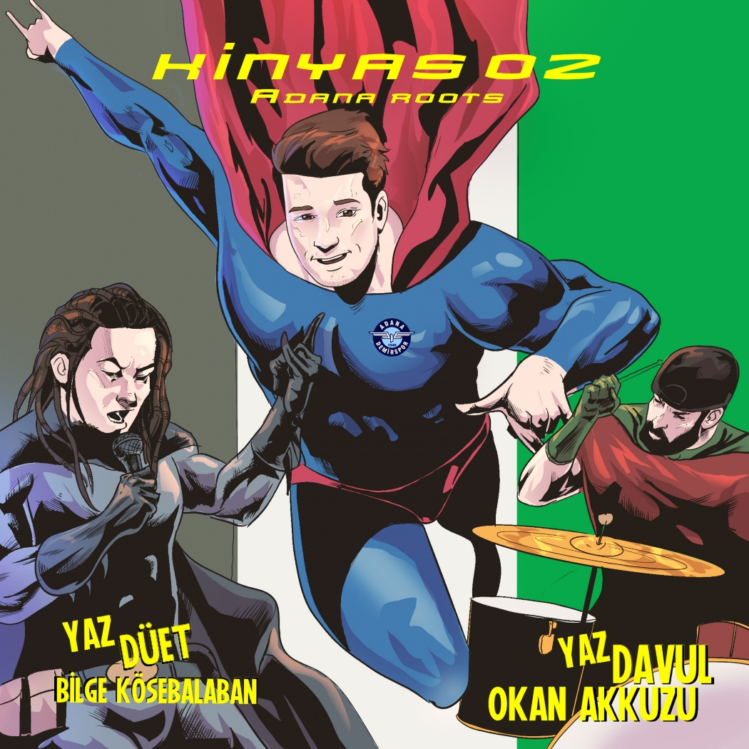 Kinyas OZ sözleri ve müzikleri kendisine ait yepyeni reggae/hiphop esintili