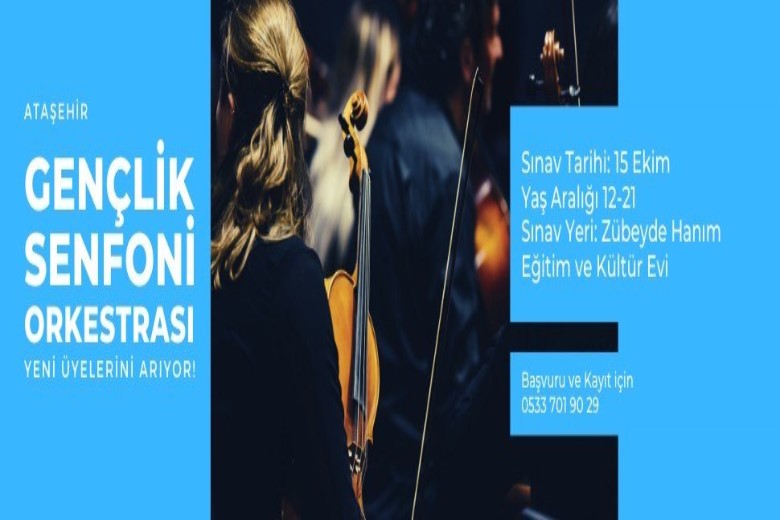 Ataşehir Belediyesi’nin müzik eğitimi sunduğu çocuklar ve gençlerin eğitimlerini performansa