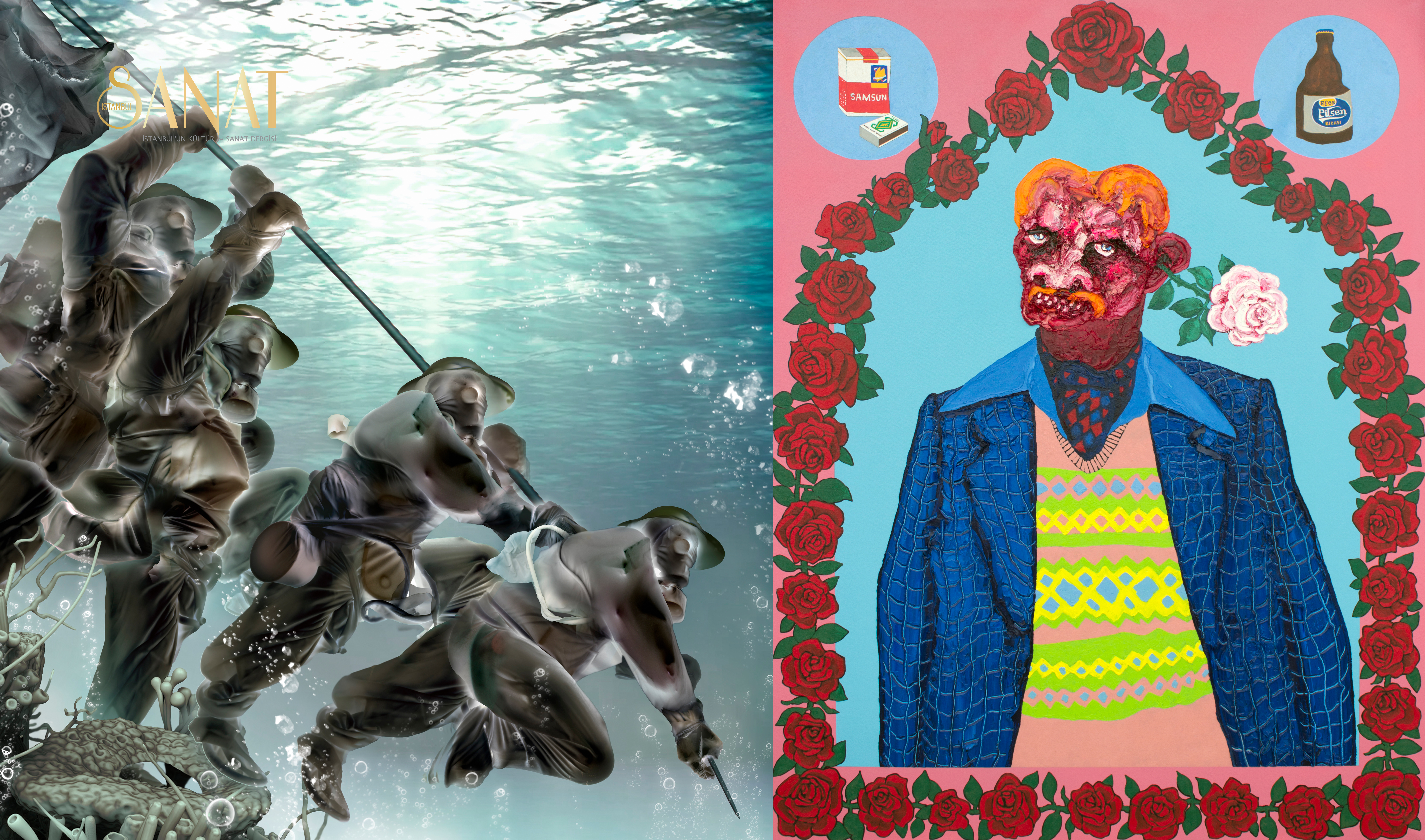 Sanatseverleri ve koleksiyonerleri, yerli ve yabancı sanatçıların eserleri ile bir