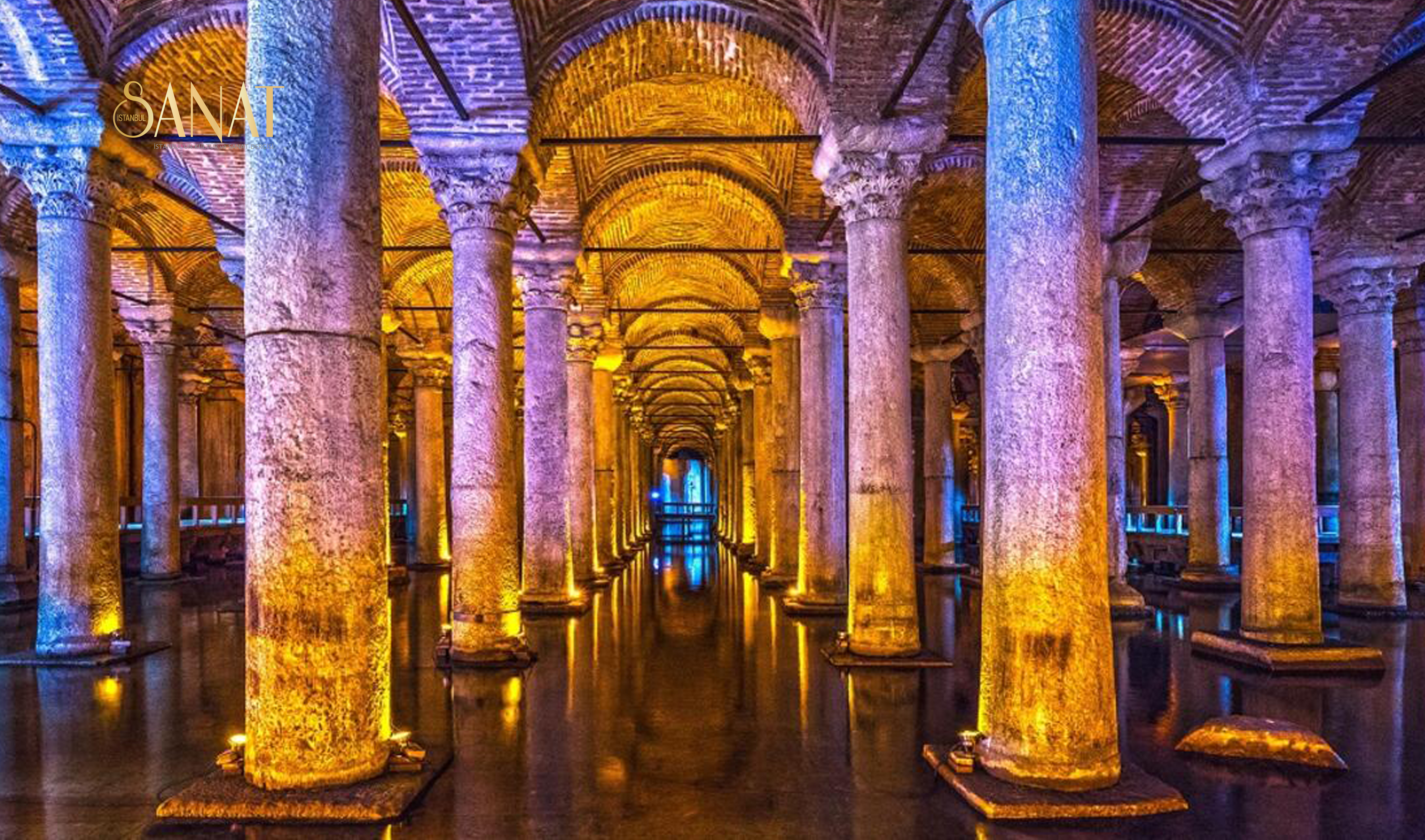 Yerebatan Sarnıcı’nın restorasyonu sırasında sütunları birbirine bağlayan gergilerin sütunları tutmadığı