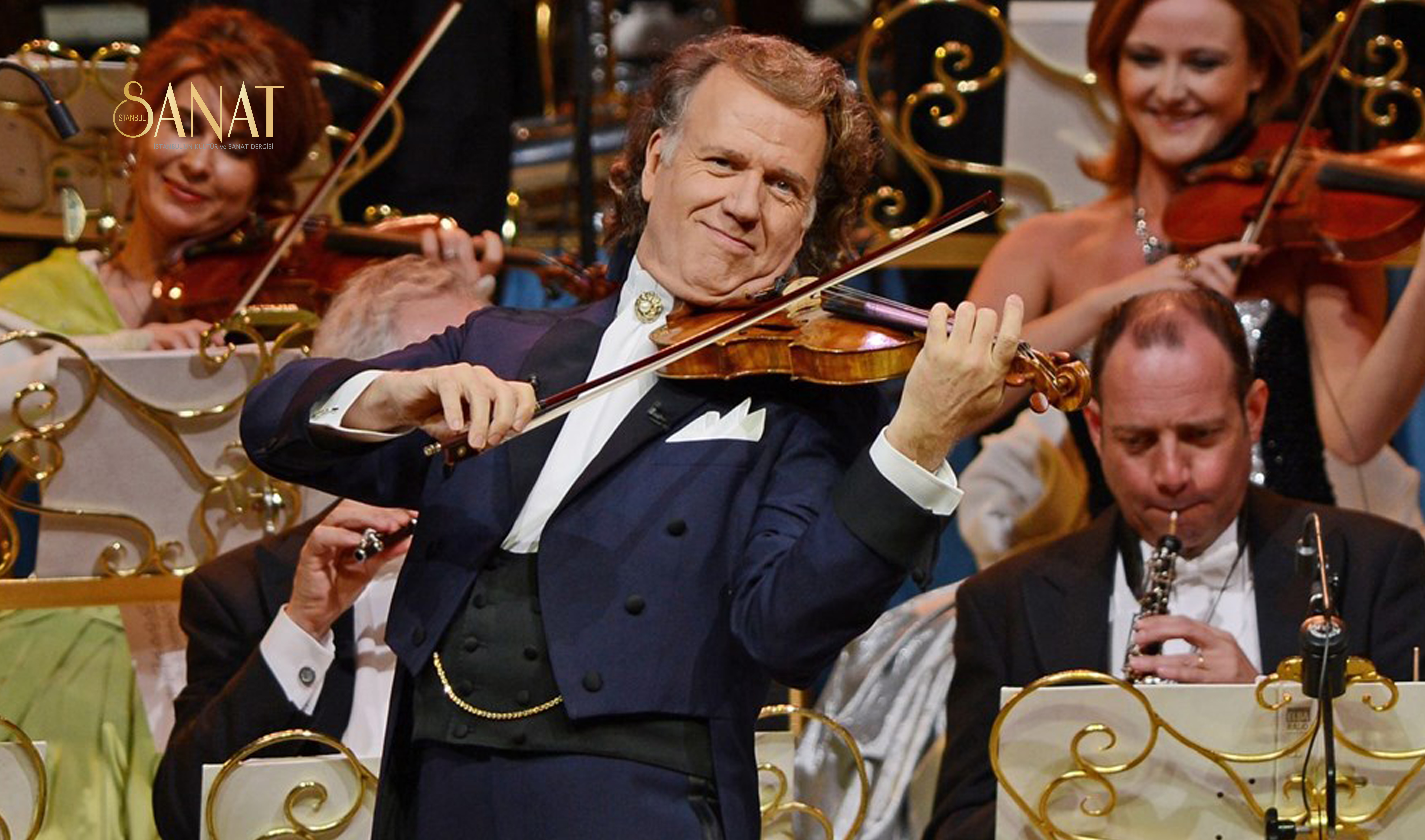 Hollandalı ünlü kemancı Andre Rieu, corona virüs salgını nedeniyle müzik