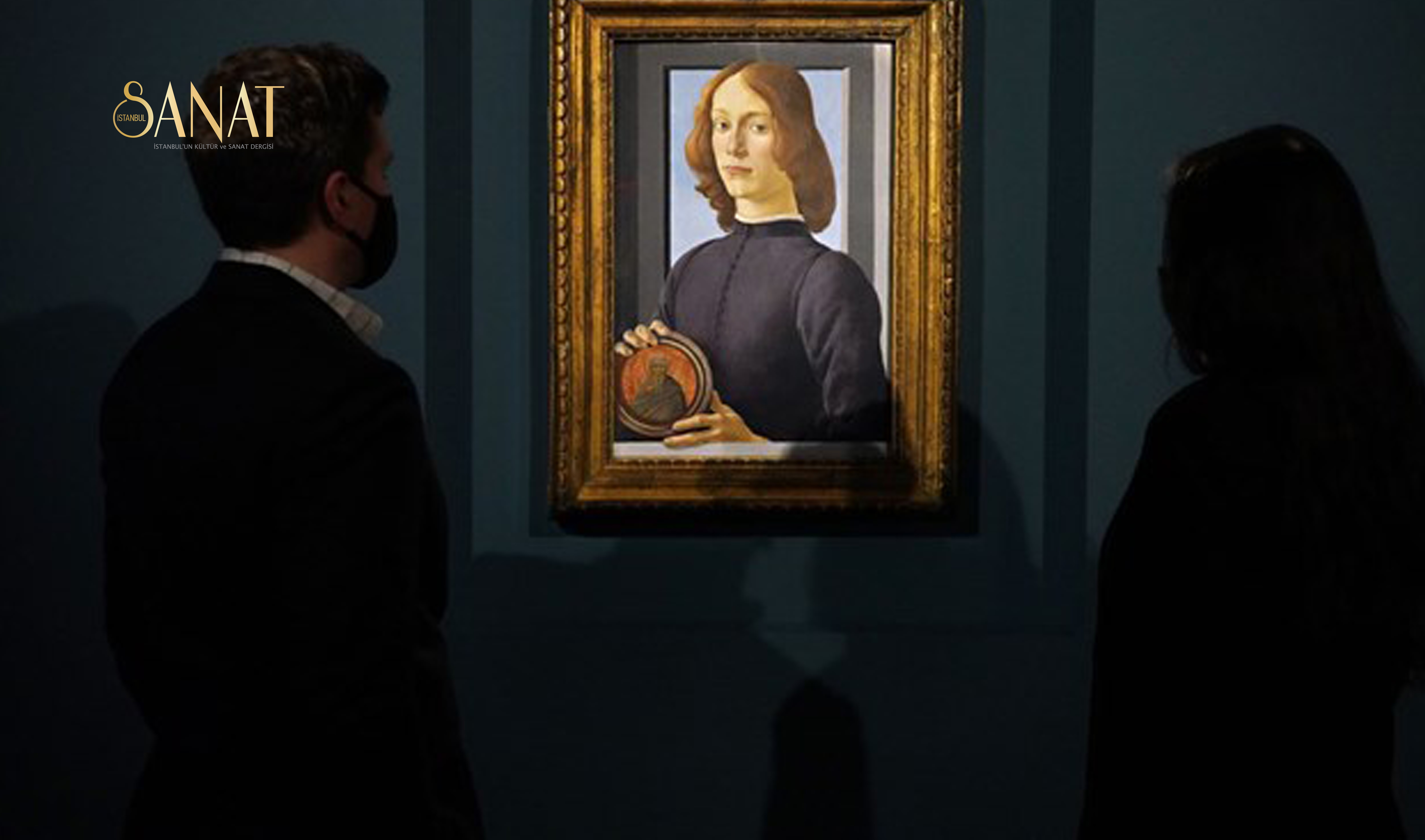 İtalyan ressam Sandro Botticelli’nin “Young Man Holding a Roundel” adlı