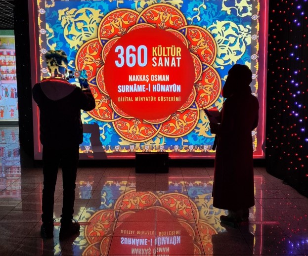 Cumhurbaşkanlığı İletişim Başkanlığı’nın hazırladığı Nakkaş Osman Surnâme-i Hümayun Dijital Minyatür