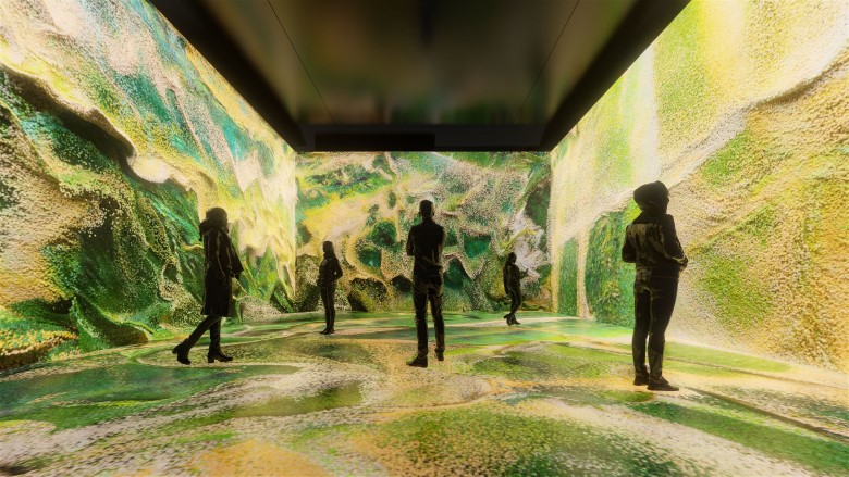 İBB’nin özel desteğiyle İstanbullularla buluşan Refik Anadol’un “Makine Hatıraları: Uzay”