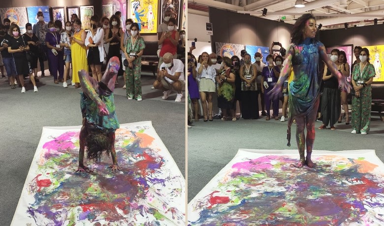 resim sanatının dans ile birleşmesi