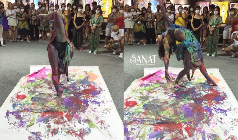 resim sanatının dans ile birleşmesi