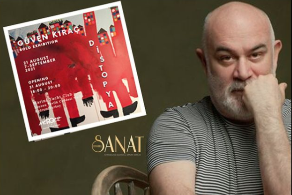 Sanatçı&nbsp;Güven Kıraç’ın üçüncü kişisel resim sergisi&nbsp;Distopya,&nbsp;21&nbsp;Ağustos Cumartesi&nbsp;günü&nbsp;Bodrum Marina Yacht Club&nbsp;bünyesinde