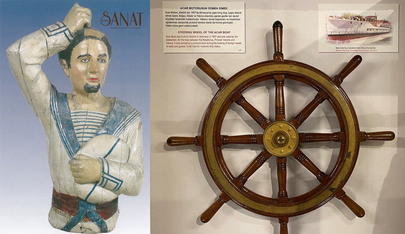 Motorsuz bir tekneyle Londra’dan İstanbul’a yolculuk yapan Clodia, kafası karışık