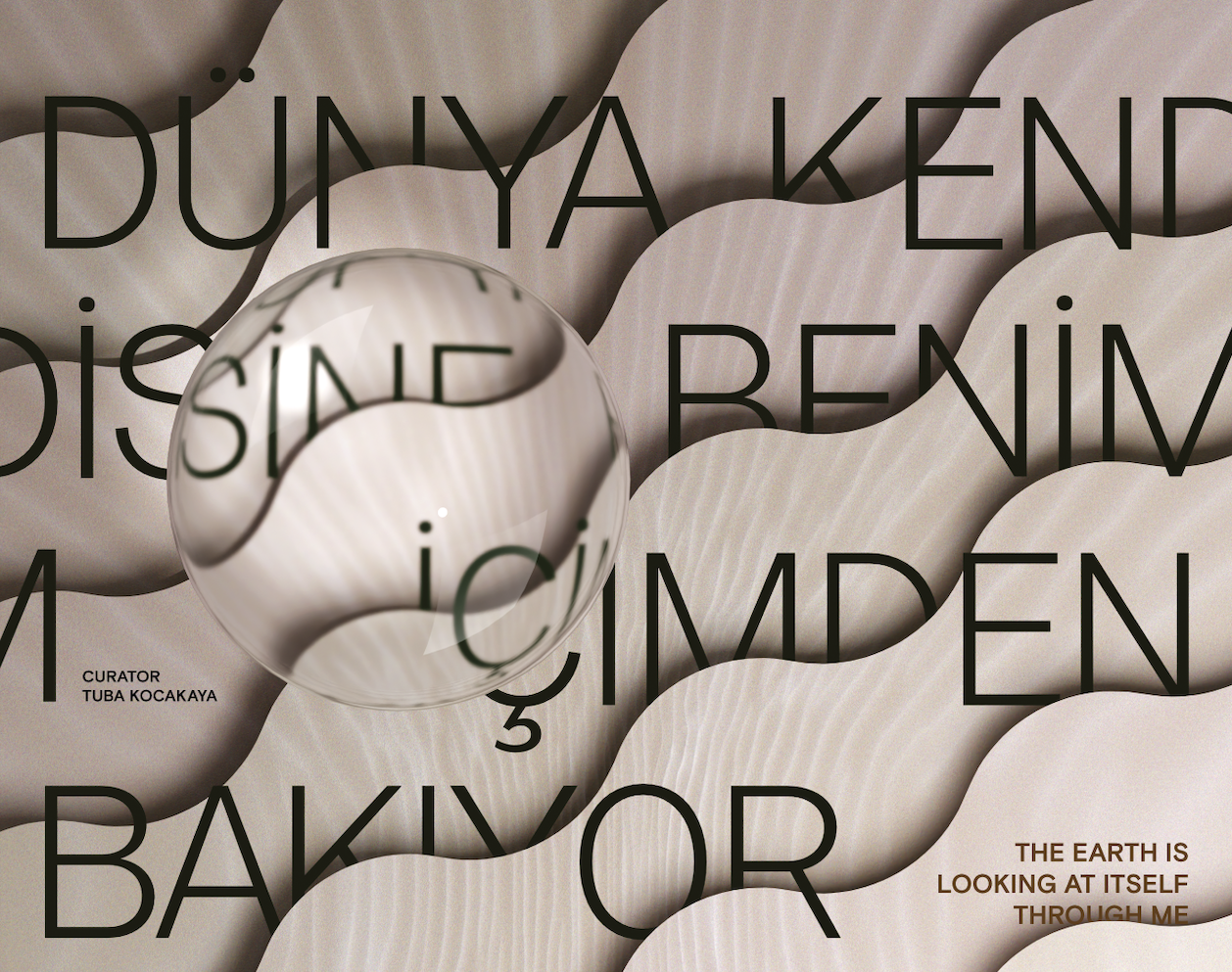 Küratörlüğünü Tuba Kocakaya’nın üstlendiği Özge Horasan’ın ilk kişisel sergisi “Dünya