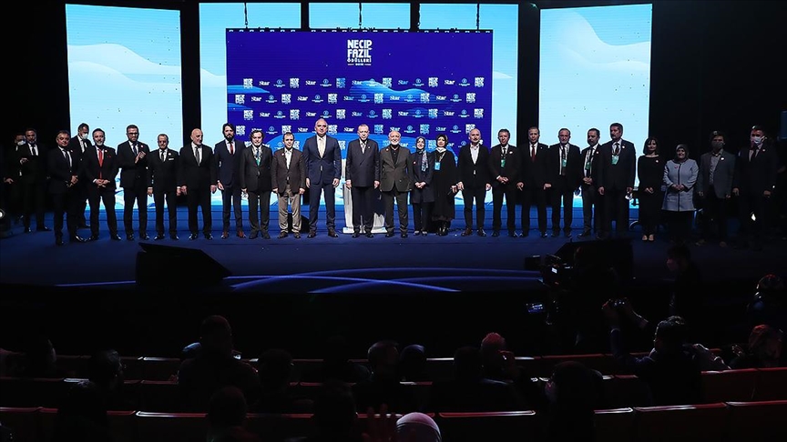 Necip Fazıl Kısakürek’in manevi ve kültürel mirasını yaşatmak amacıyla verilen