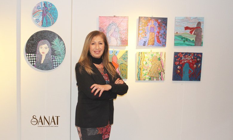 Ressam Tülay Bayraktar, aralarında son çalışmalarının da yer aldığı 50’ye