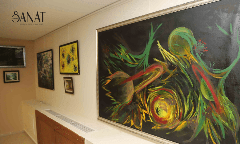 Sanat dünyası yeni bir sergi daha kazandı. Renklerle dans eden