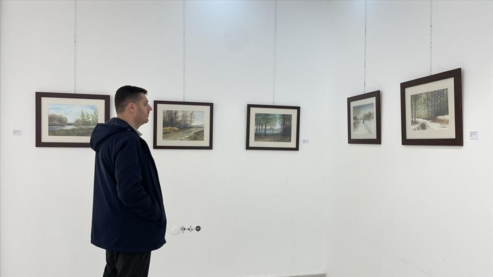 Ressam Mustafa Vural’ın “Hayat Kısa Sanat Sonsuz” adlı sulu boya