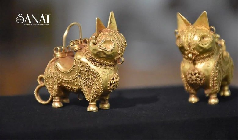 Orta Çağ’dan kalma altın “vaşak küpeler”, gelecek yıl Kars Arkeoloji