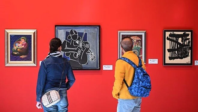 Türk Tarih Kurumu tarafından Cumhuriyet’in 100. yılı dolayısıyla hazırlanan “Tuvalde