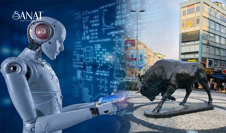 Yapay zekanın, “İstanbul sular altında!”  başlığı ile çizdiği fotoğraf sosyal medyada