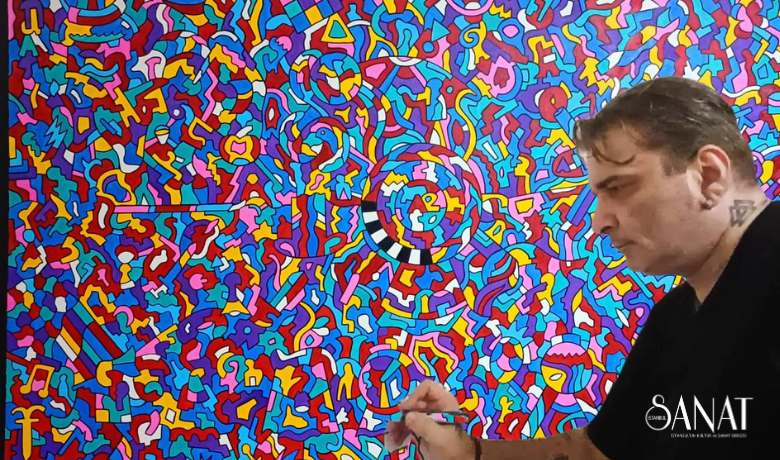 Sembolist ressam Tolga Ezel, her rengin farklı enerjisi olduğunu vurgulayarak