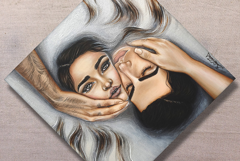 Çocuk yaşlarından itibaren resim ile iç içe olan ve özellikle