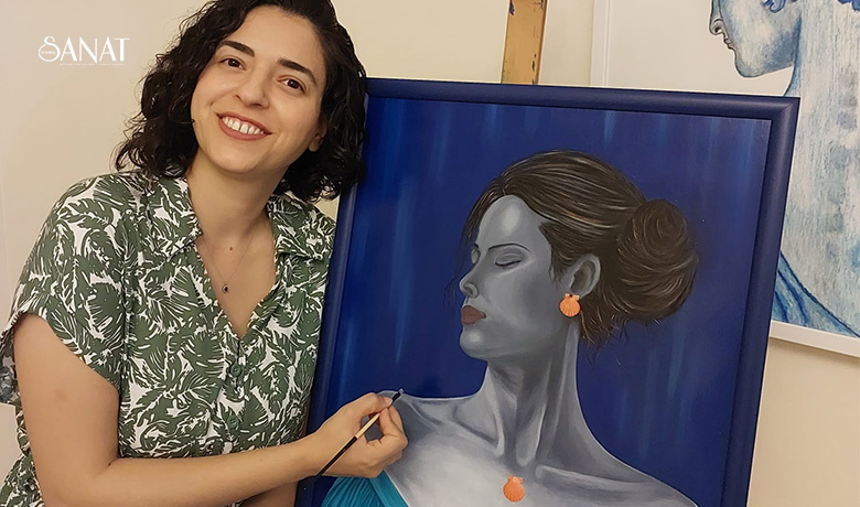 Genç sanatçılarımızdan Ceren Hançer, İstanbul Sanat ve Antika Fuarı (IAAF)’ın