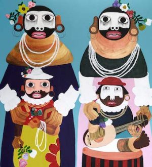 Ganalı ressam Kojo MARFO, sanat dünyasına “UMUT DENEMESİ” adlı sergisiyle