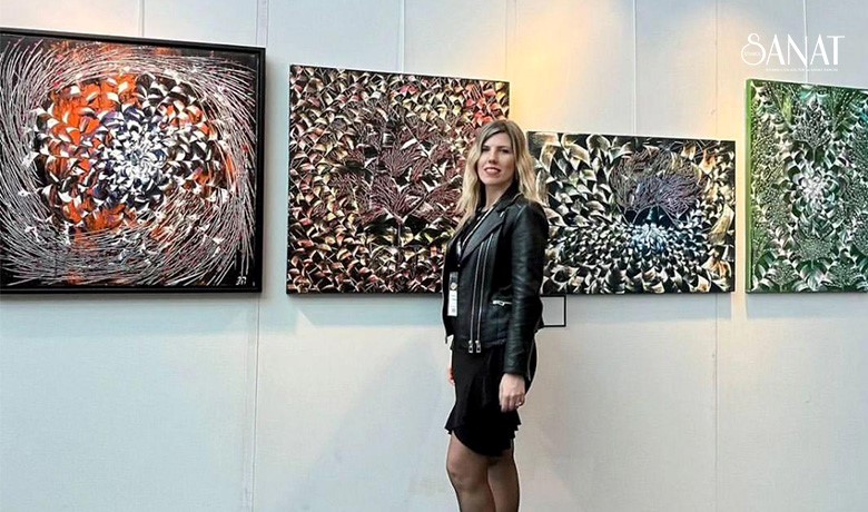 Son dönem çalışmaları arasında yer alan “Lotus Çiçeği” serisiyle ArtAnkara