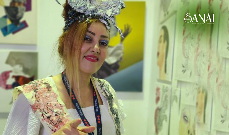 Türkiye’de yaşayan Azerbaycan kökenli ressam Aida Arghavani, İran’da düzenlenecek olan