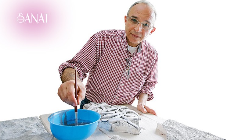 Seramik sanatçısı Ahmet Nejat Birdevrim, sanat hayatının 46. yılında 50.