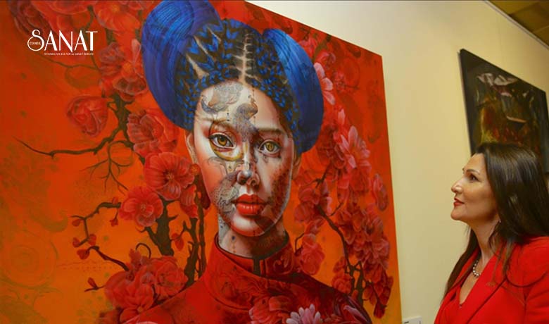 Azerbaycan’ın başkenti Bakü’de, Türk ressamların Birleşmiş Milletler Eğitim, Bilim ve