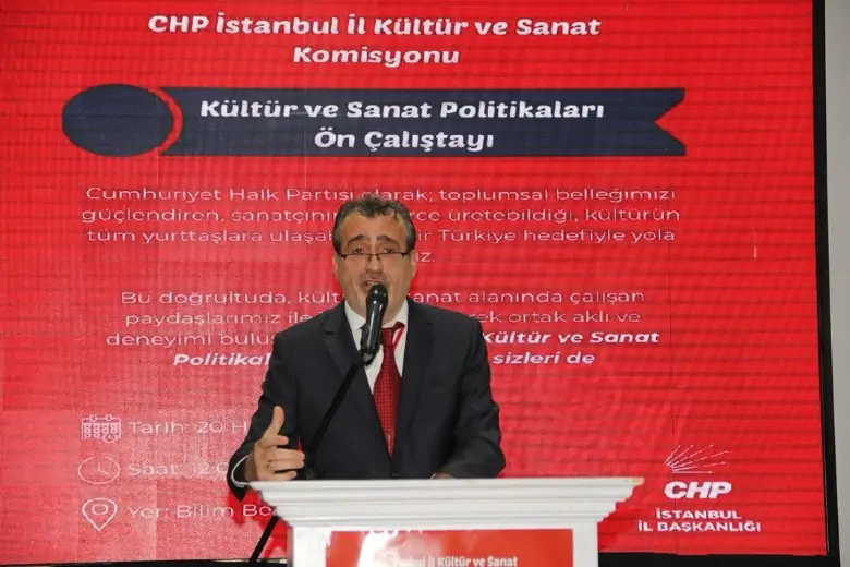 CHP İstanbul İl Kültür ve Sanat Komisyonu Başkanı Mehmet Yıldırım
