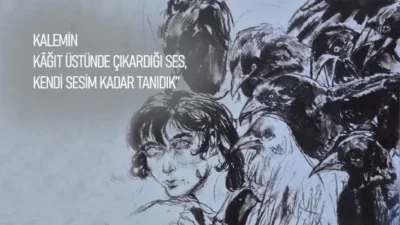 Sanatla iç içe büyüyen, duygularını çizgilerle ifade eden genç bir