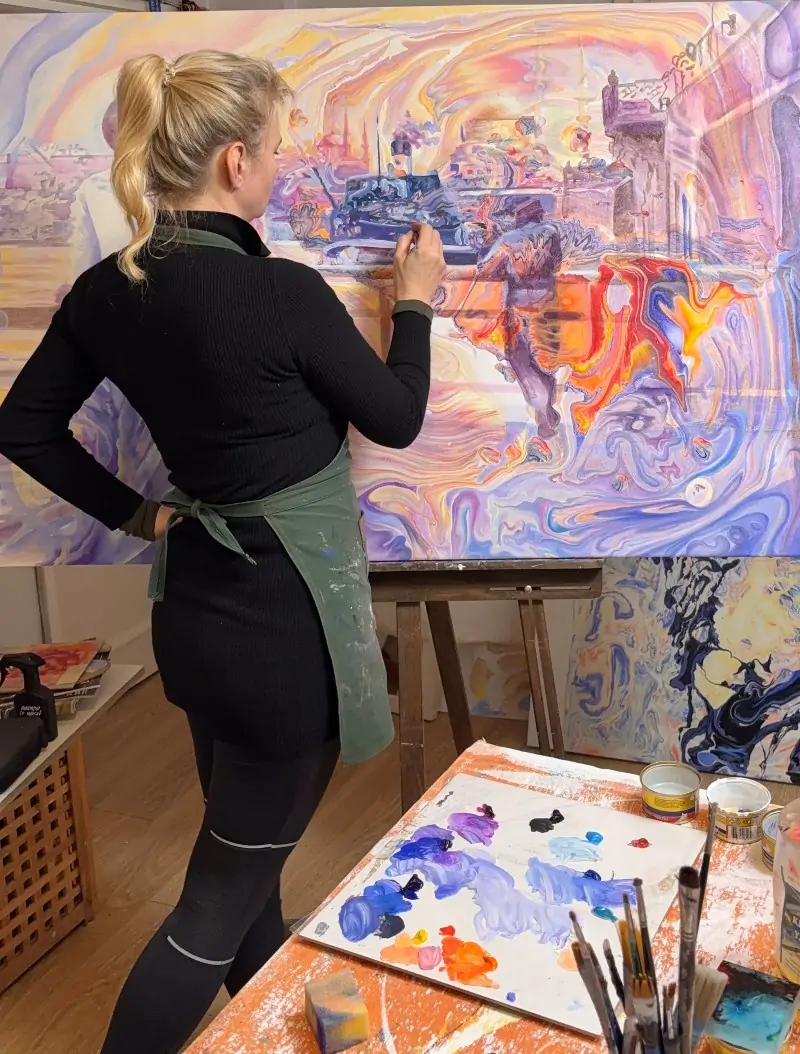 Tatiana Kirillova  10. Uluslararası Şarköy Resim Çalıştayı