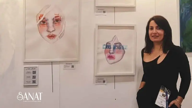 İstanbul Sanat Fuarı’nda eserleri sergilenip, yoğun ilgi gören ressamlardan biri