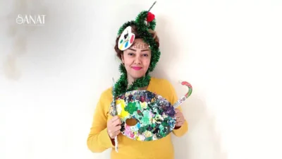 Türkiye’de yaşayan İran asıllı ressam Aida Arghavani, Ankara Hacettepe Üniversitesi’ndeki