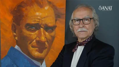 Ersin Burak’ın Ulu Önderimiz Mustafa Kemal Atatürk portrelerinden oluşan “Aydınlığın