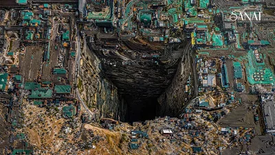 Ünlü Kanadalı fotoğrafçı Edward Burtynsky ile Alkan Avcıoğlu’nun geliştirdiği “Hypertopographics”