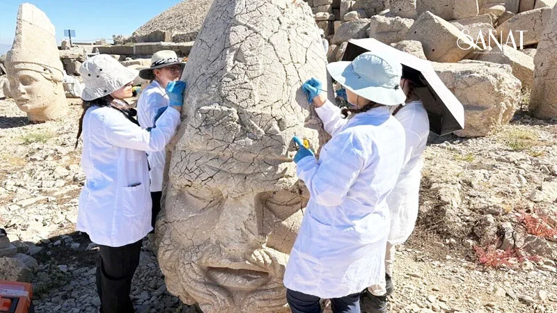 Nemrut Dağı heykeller nanoteknoloji