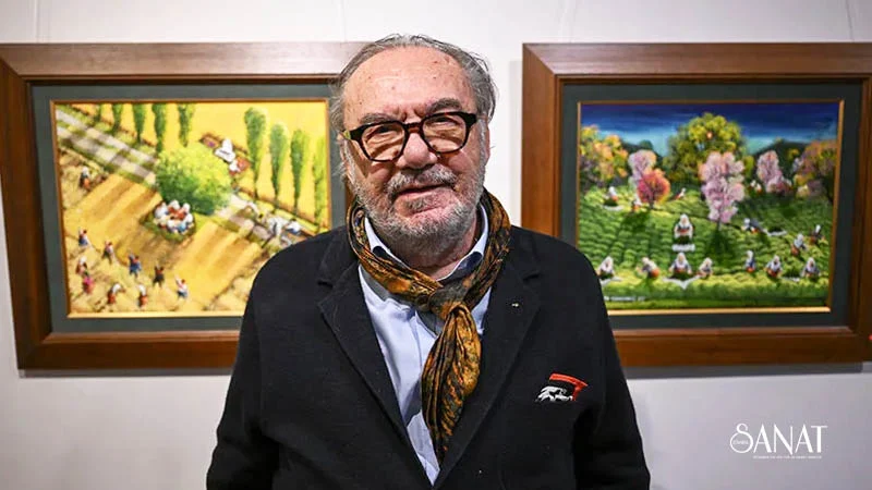Cumhurbaşkanlığı Kültür ve Sanat Büyük Ödülü sahibi ressam Yalçın Gökçebağ